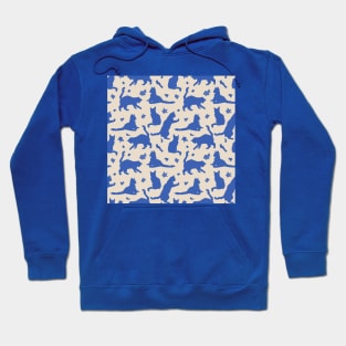 Blue Matisse Cats Hoodie